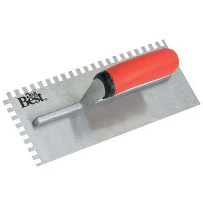 Do it Best 3/8 In. Square Notched Trowel