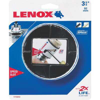 Lenox Speed Slot 3-5/8 In. Bi-Metal Hole Saw
